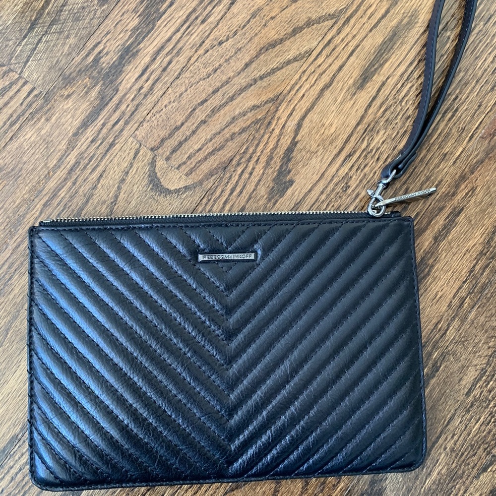 Rebecca Minkoff black clutch